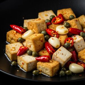 Chili Tofu Bio mariniert